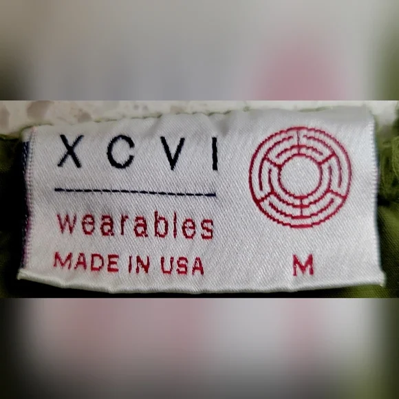 XCVI Women's Olive Green Cargo Skirt | Size Medium - Picture 3 of 6